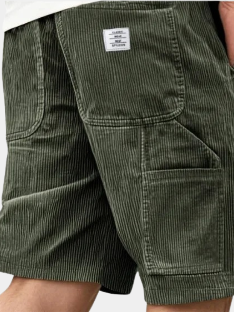CARGO CORDUROY SHORTS FOR MEN