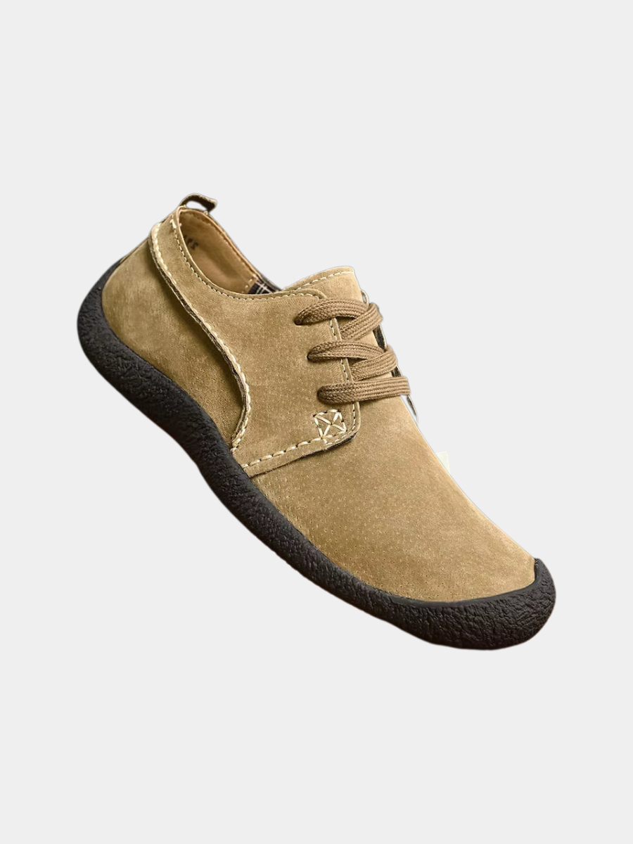 LACE-UP SUEDE SHOES FOR MEN