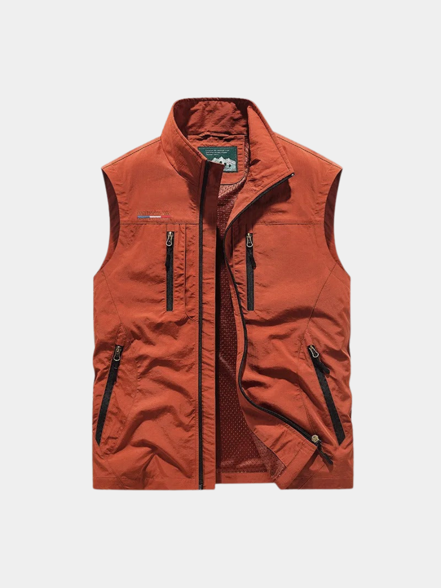 BREATHABLE CARGO VEST FOR MEN