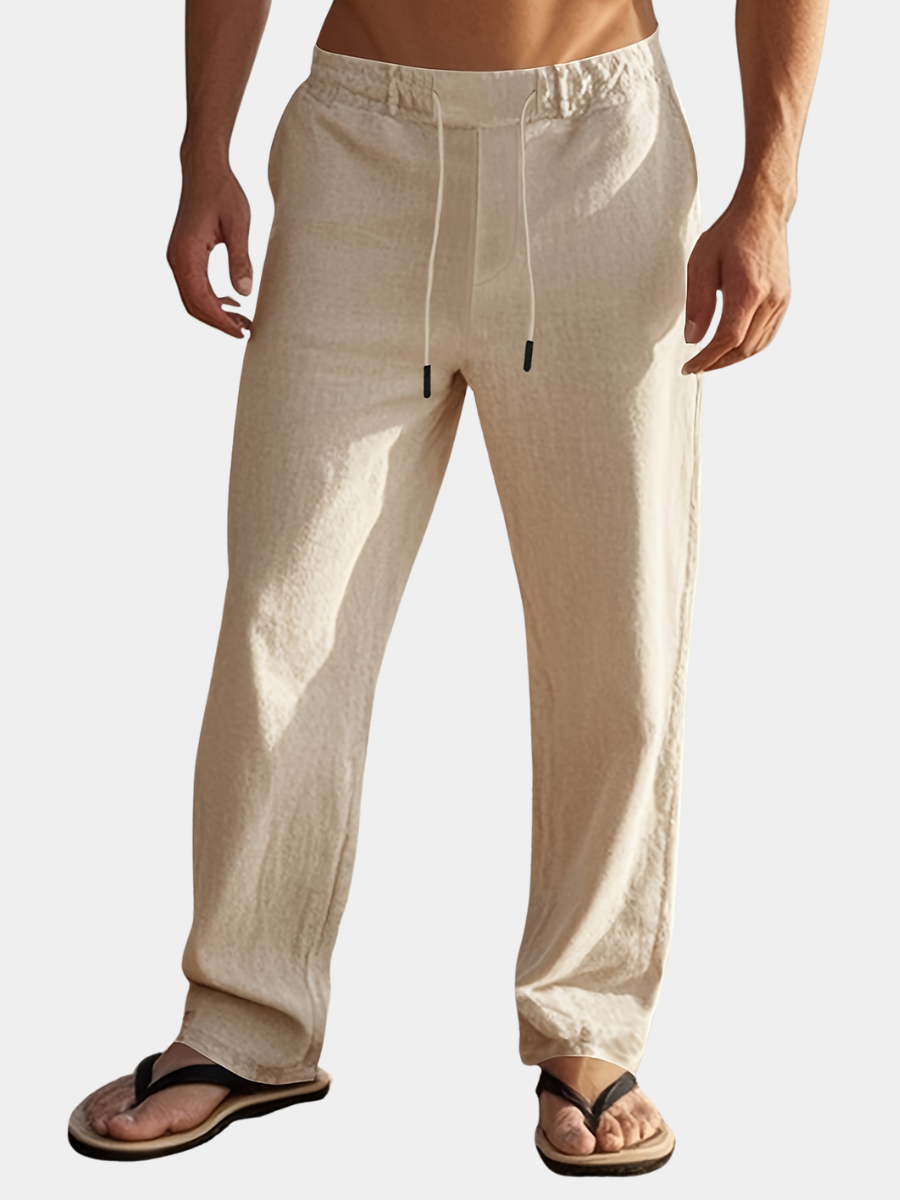 LOOSE LINEN TROUSERS FOR MEN