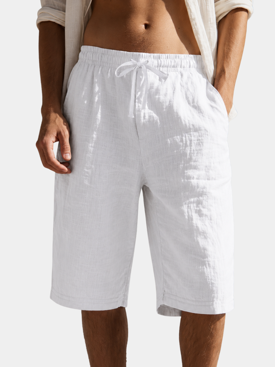 RELAXED DRAWSTRING SHORTS FOR MEN
