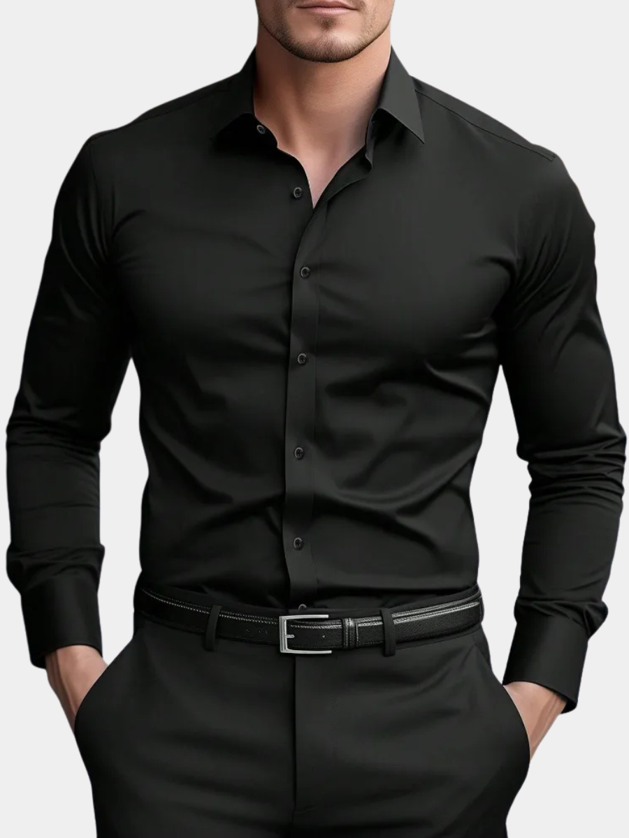 ELASTIC BUSINESS SHIRT FOR MEN