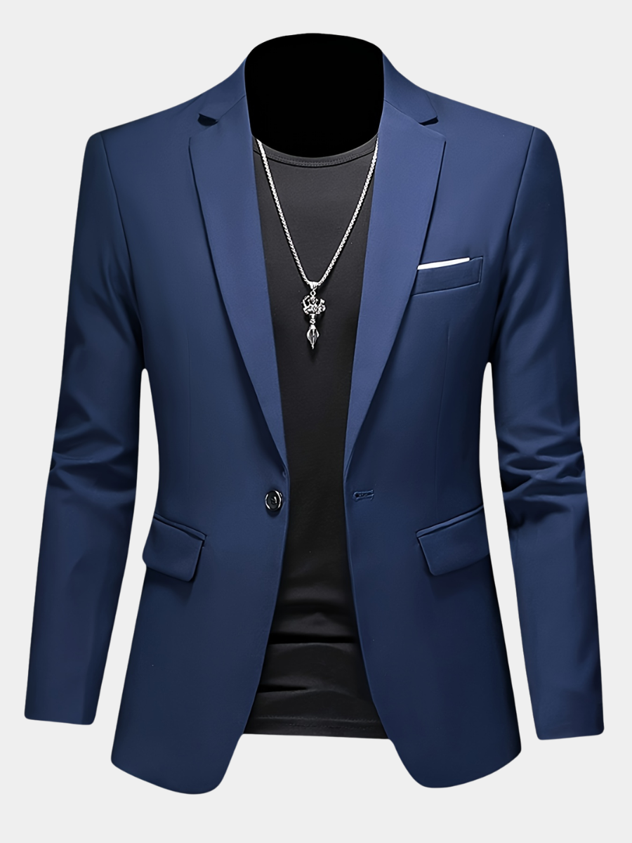 SKINNY LAPEL BLAZER FOR MEN