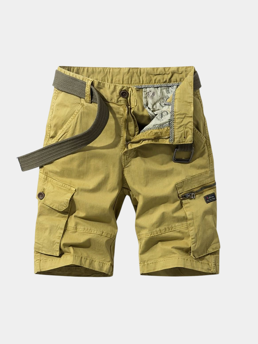 MULTI-POCKET UTILITY SHORTS FOR MEN