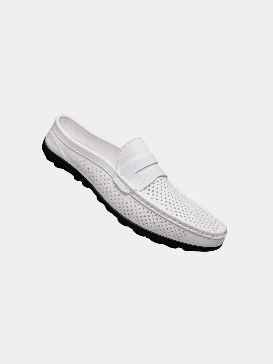 PERFORATED SLIP-ON SHOES FOR MEN