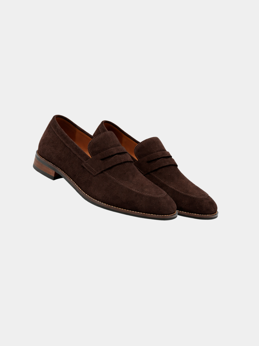 NUBUCK LOAFERS FOR MEN