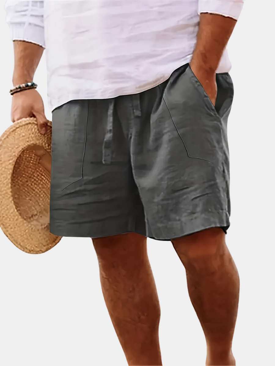 LOOSE FIT STRAIGHT LEG SHORTS FOR MEN