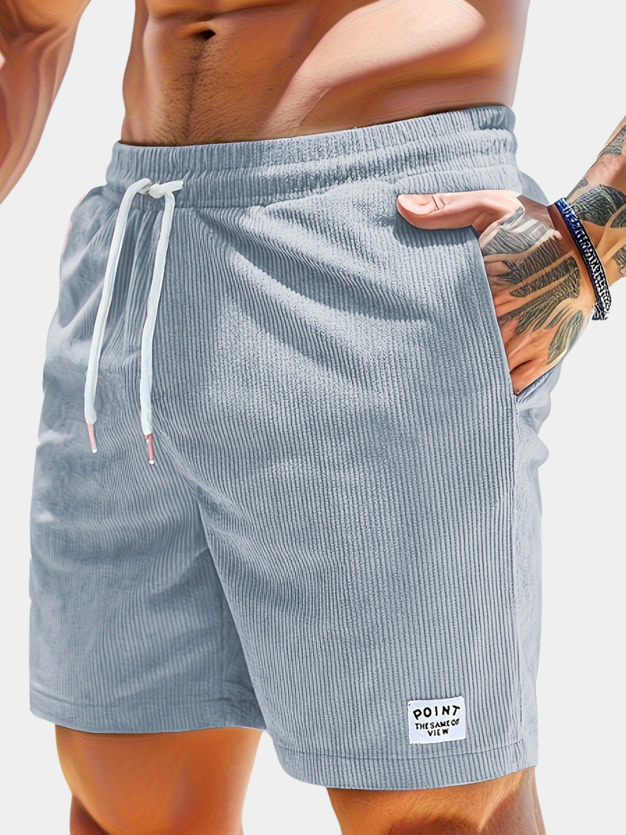 SKINNY DRAWSTRING SHORTS FOR MEN