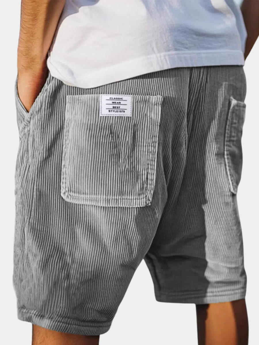 RELAXED VELVET SHORTS FOR MEN