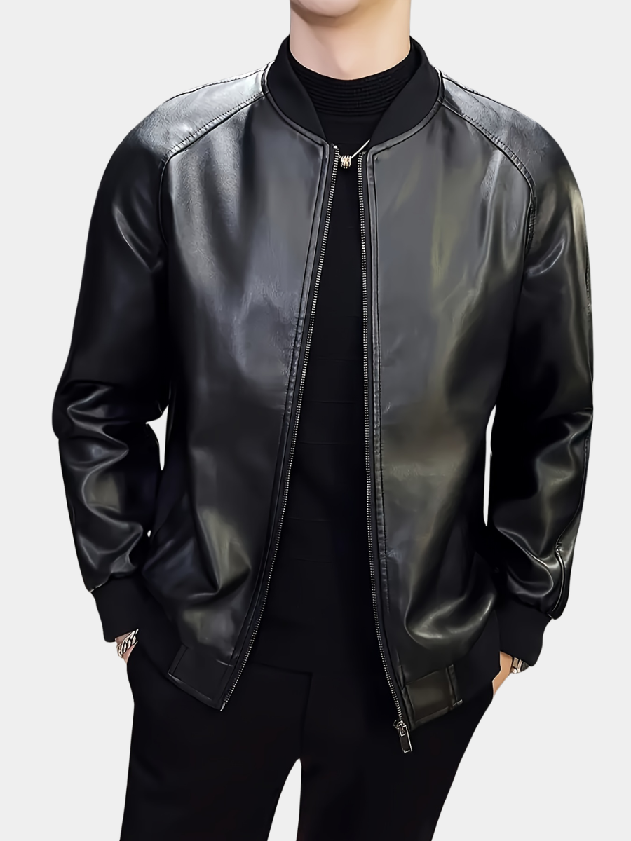 ZIP-UP BASEBALL JACKET FOR MEN