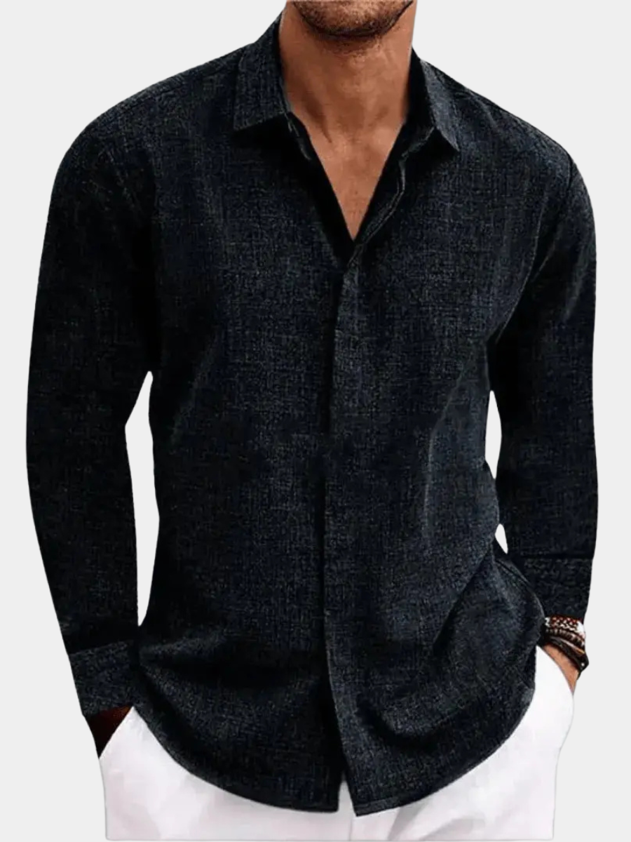 LINEN LONG SLEEVE SHIRT FOR MEN