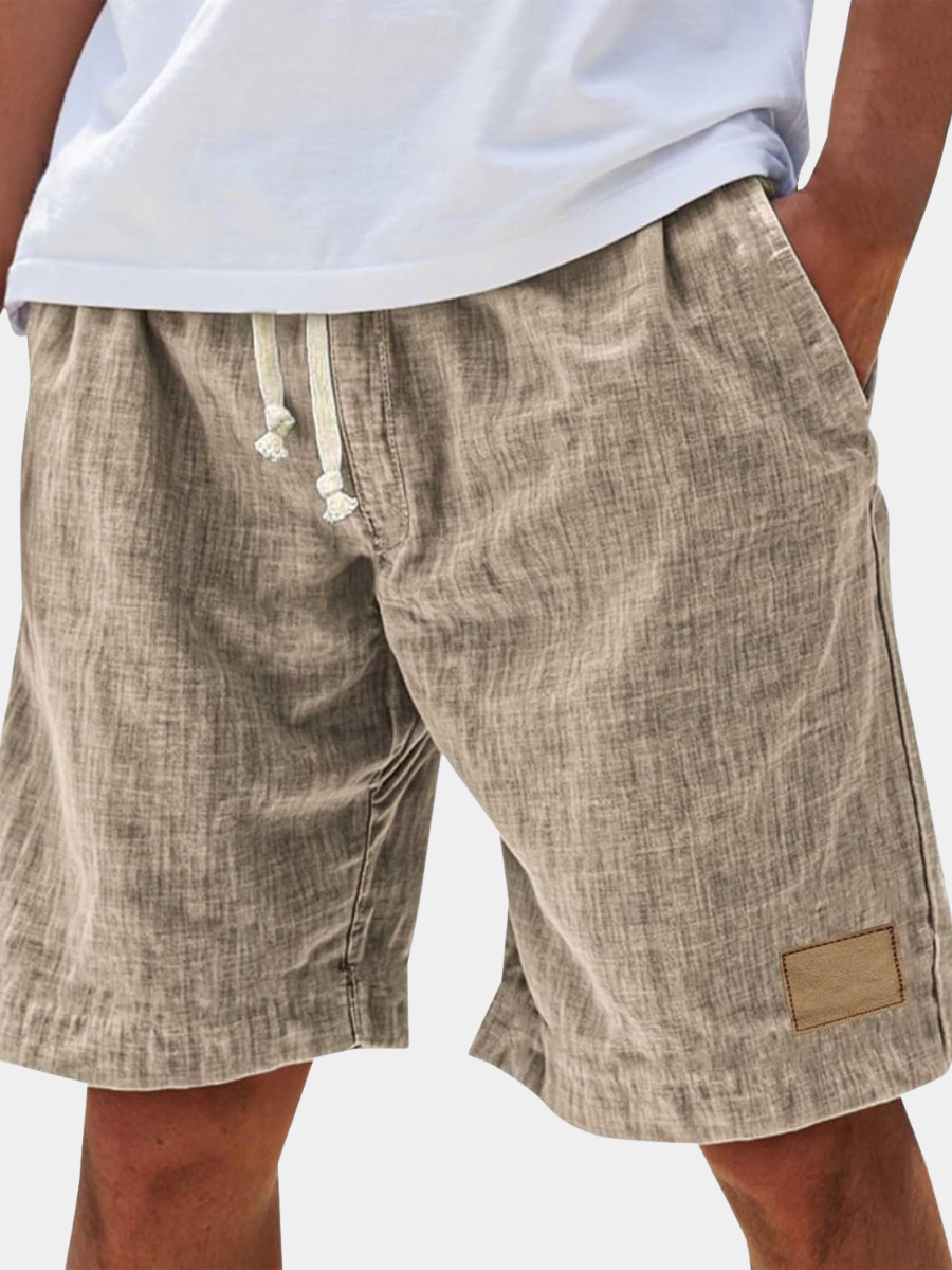 ELASTIC WAIST SHORTS FOR MEN