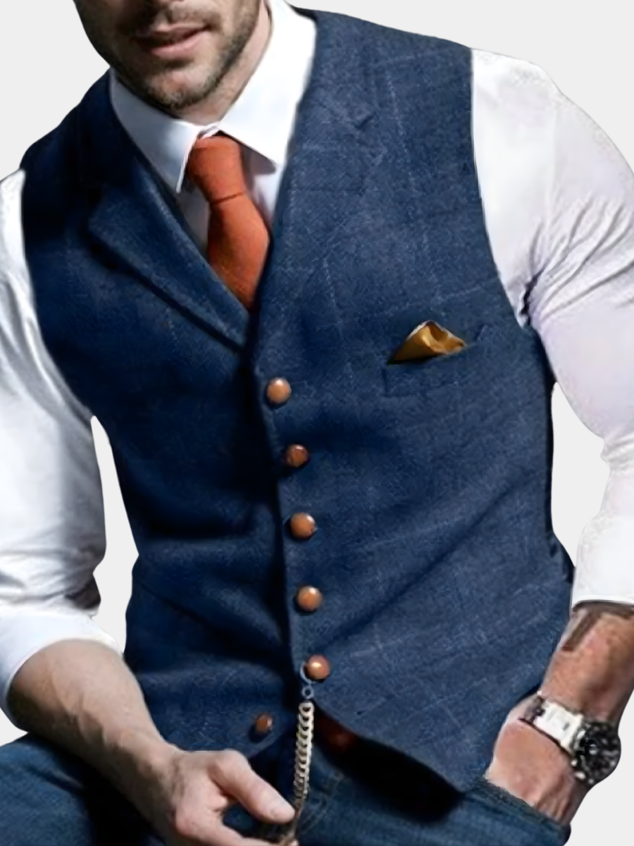 SLIM FIT VEST FOR MEN