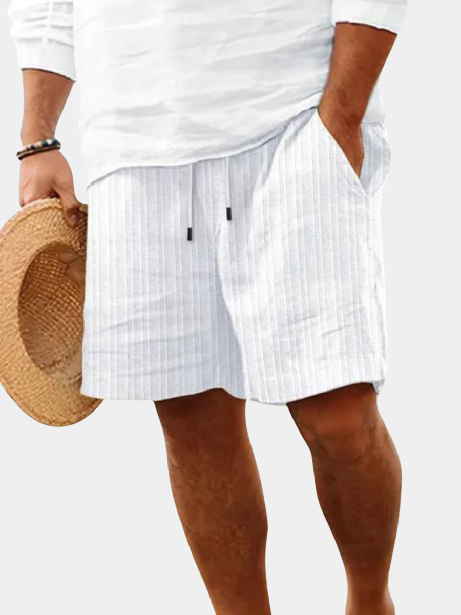 ELASTIC WAIST SHORTS FOR MEN