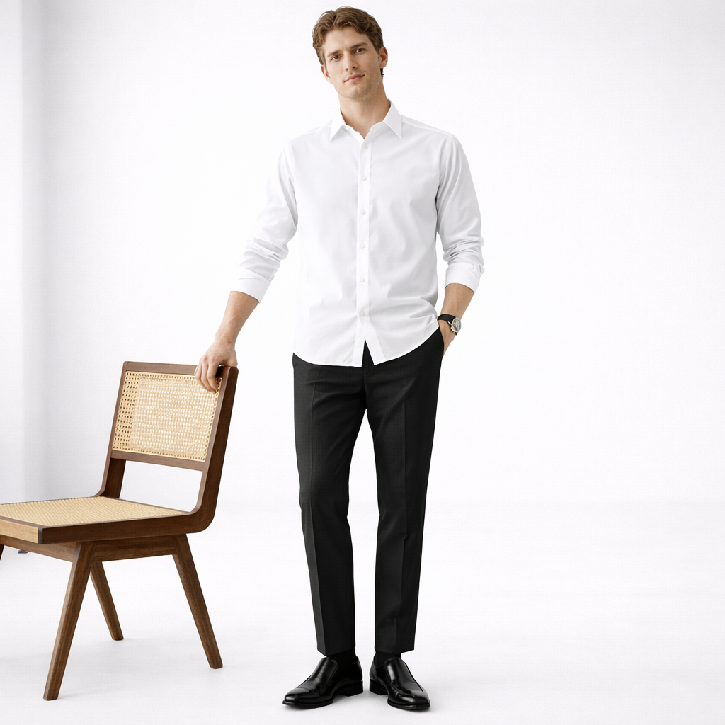 HIGH WAIST TROUSERS FOR MEN