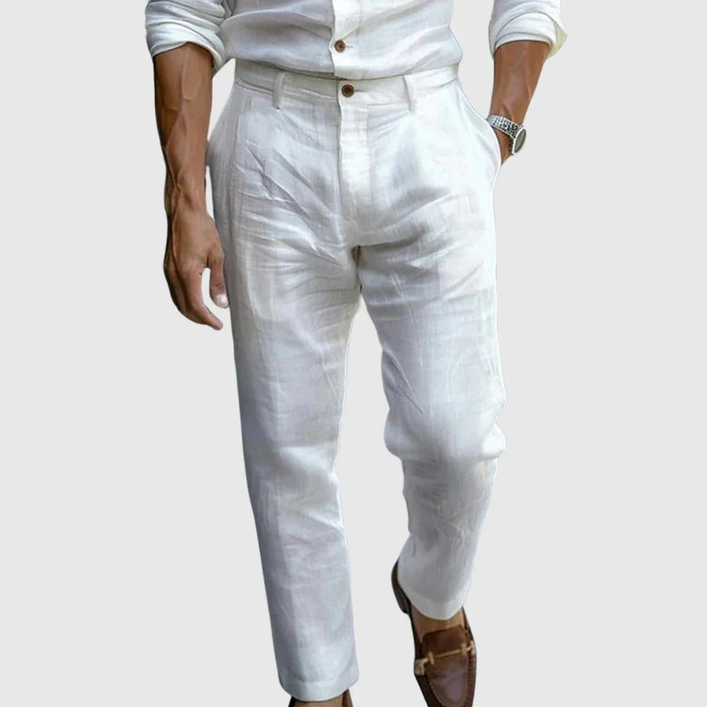 LIGHTWEIGHT TAILORED TROUSERS FOR MEN