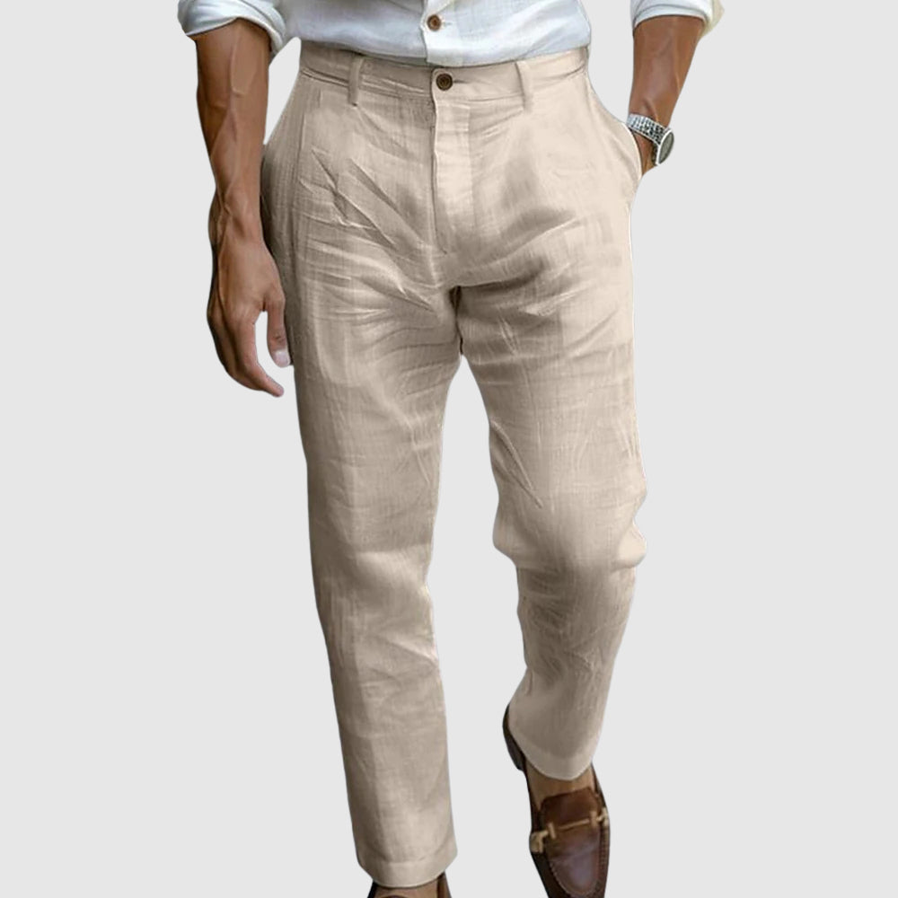 LIGHTWEIGHT TAILORED TROUSERS FOR MEN