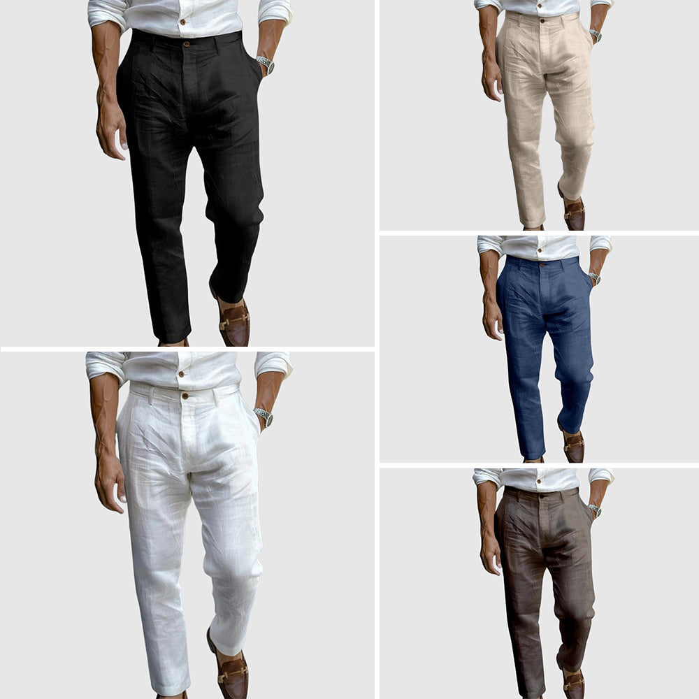 LIGHTWEIGHT TAILORED TROUSERS FOR MEN