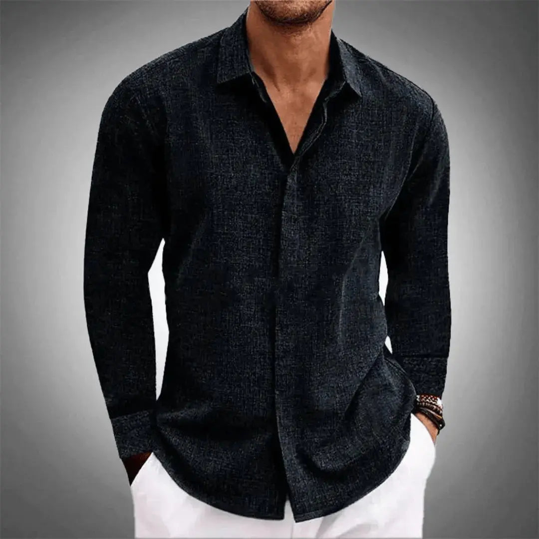 LINEN LONG SLEEVE SHIRT FOR MEN