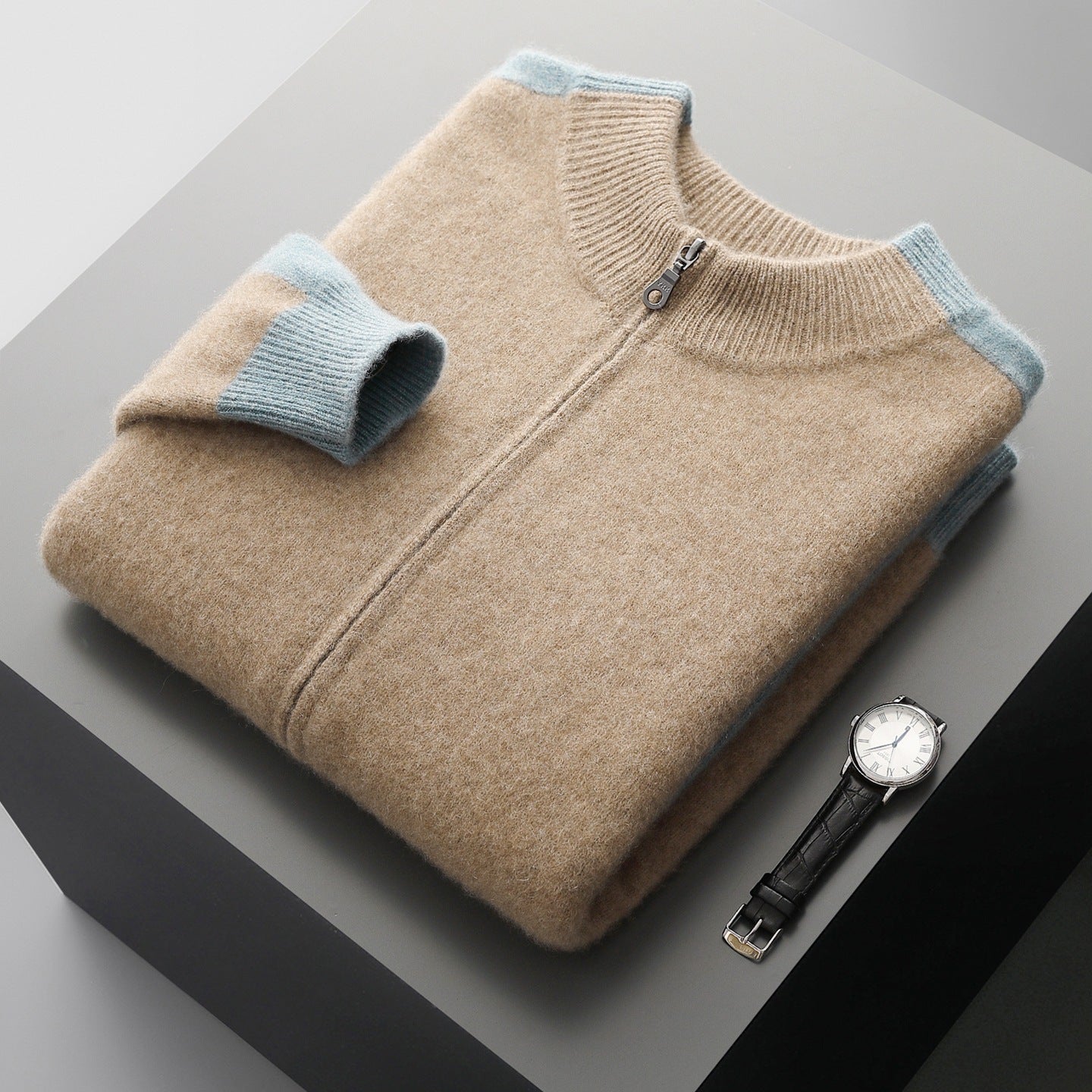 MERINO WOOL JACKET FOR MEN