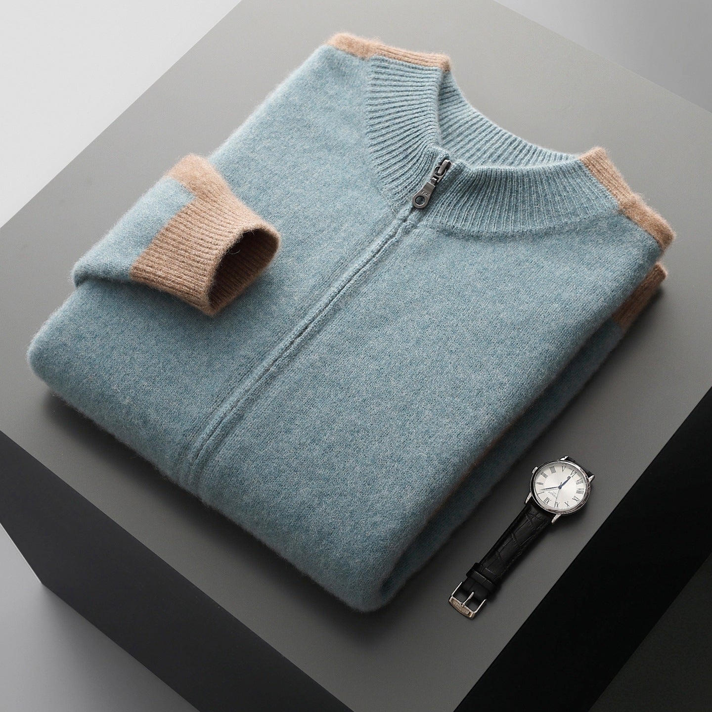 MERINO WOOL JACKET FOR MEN