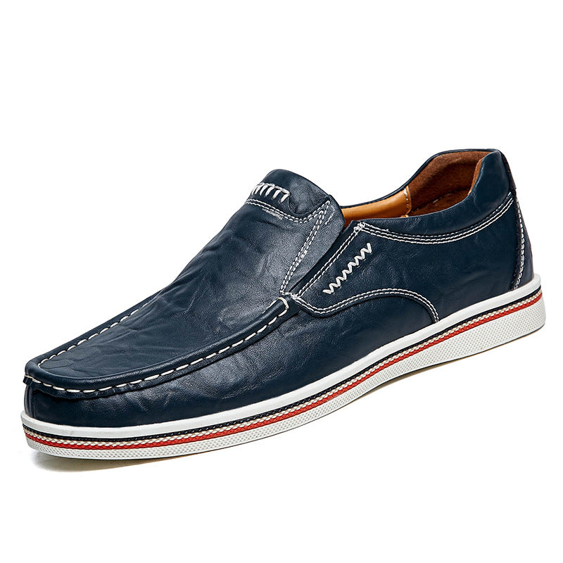 STITCHED SLIP-ON LOAFERS FOR MEN