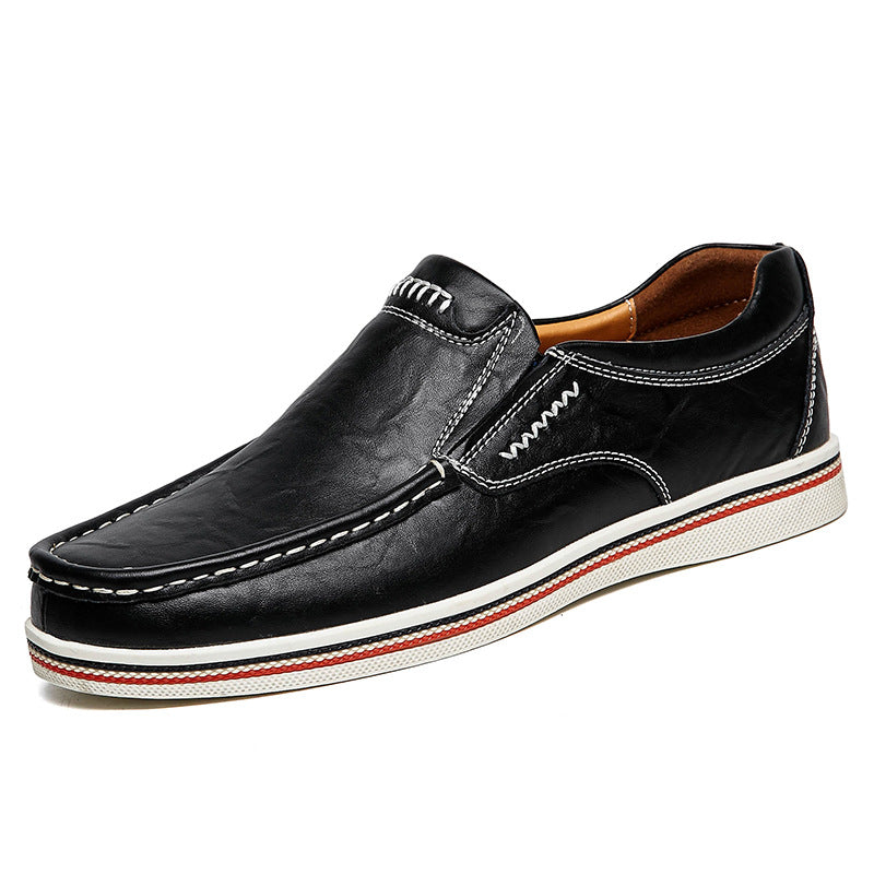 STITCHED SLIP-ON LOAFERS FOR MEN