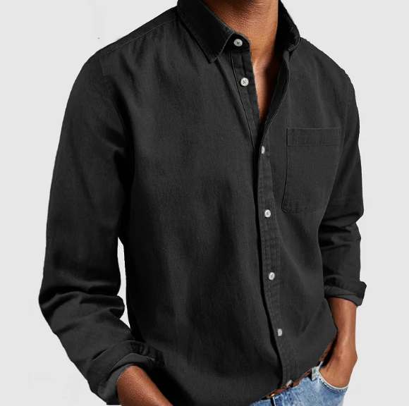 DENIM BUTTON SHIRT FOR MEN