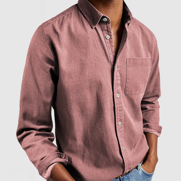 DENIM BUTTON SHIRT FOR MEN