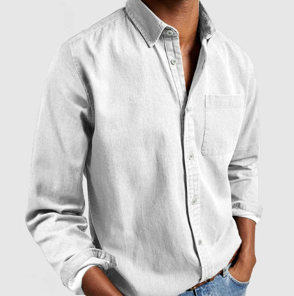 DENIM BUTTON SHIRT FOR MEN