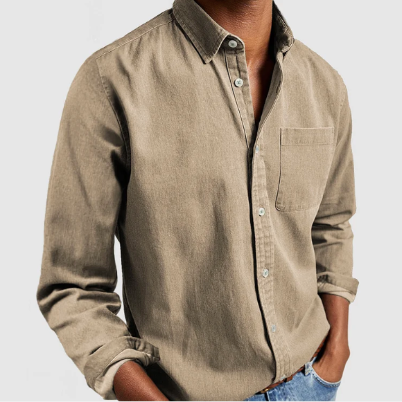 DENIM BUTTON SHIRT FOR MEN