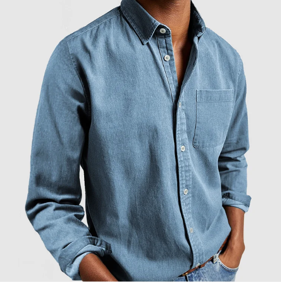 DENIM BUTTON SHIRT FOR MEN