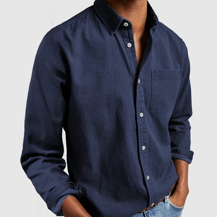 DENIM BUTTON SHIRT FOR MEN