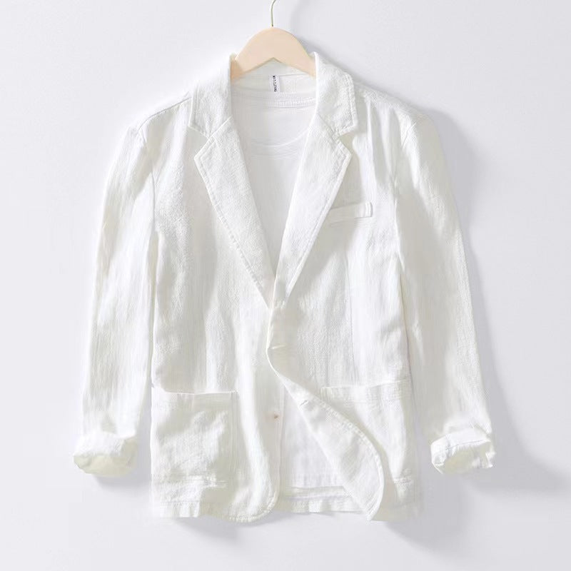 LAPEL COTTON JACKET FOR MEN