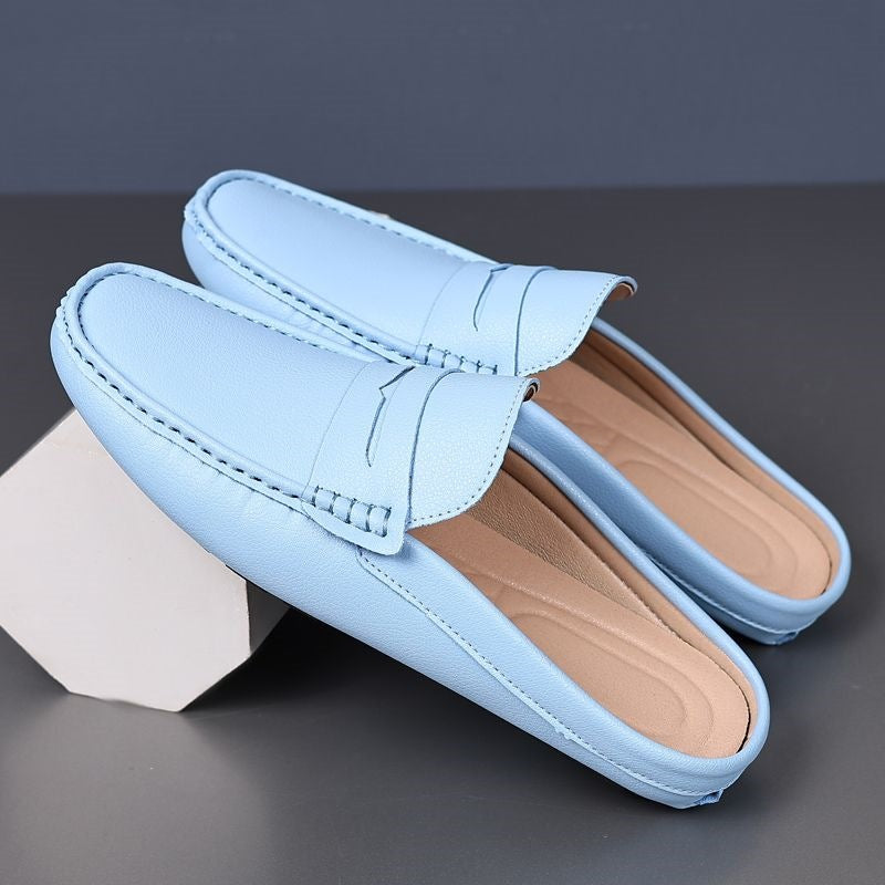 BACKLESS SLIP-ON LOAFERS FOR MEN