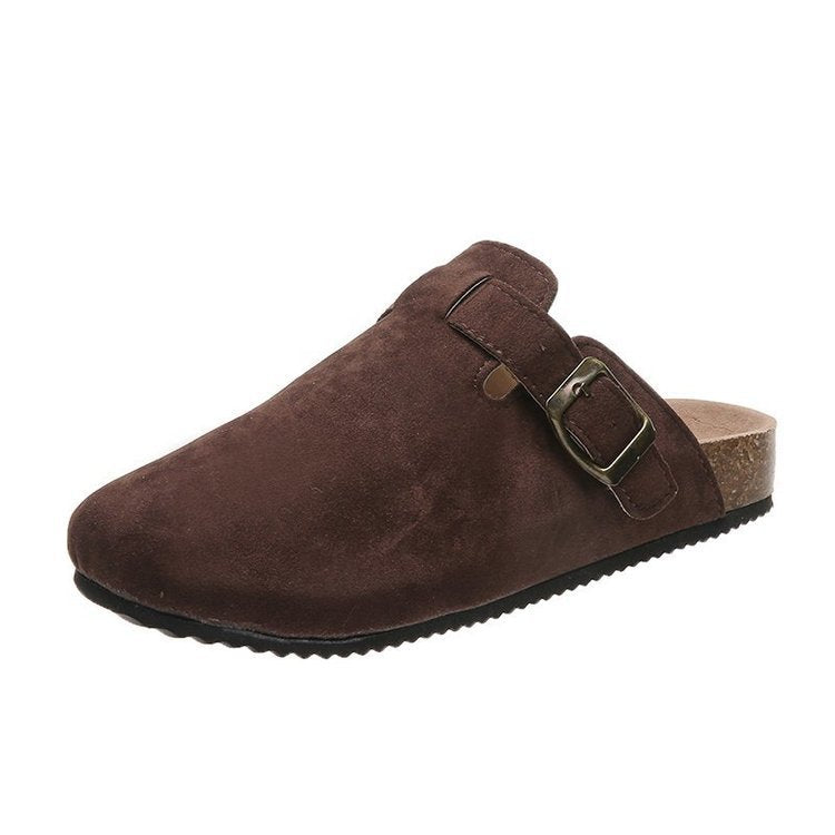 LEATHER FOOTBED SANDALS FOR MEN