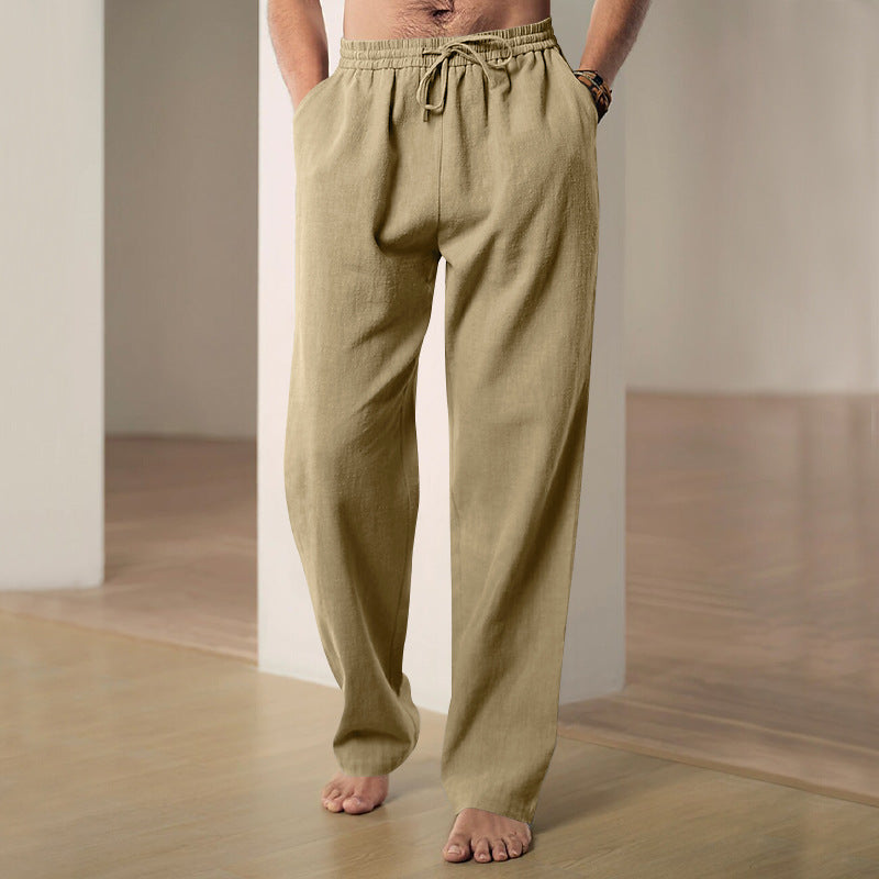 RELAXED WIDE LEG TROUSERS FOR MEN
