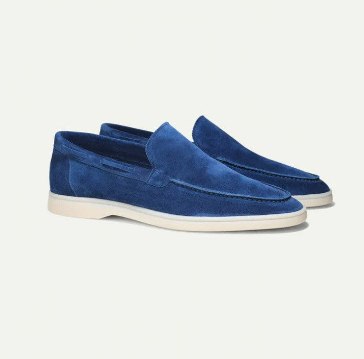 CALF SUEDE LOAFERS FOR MEN