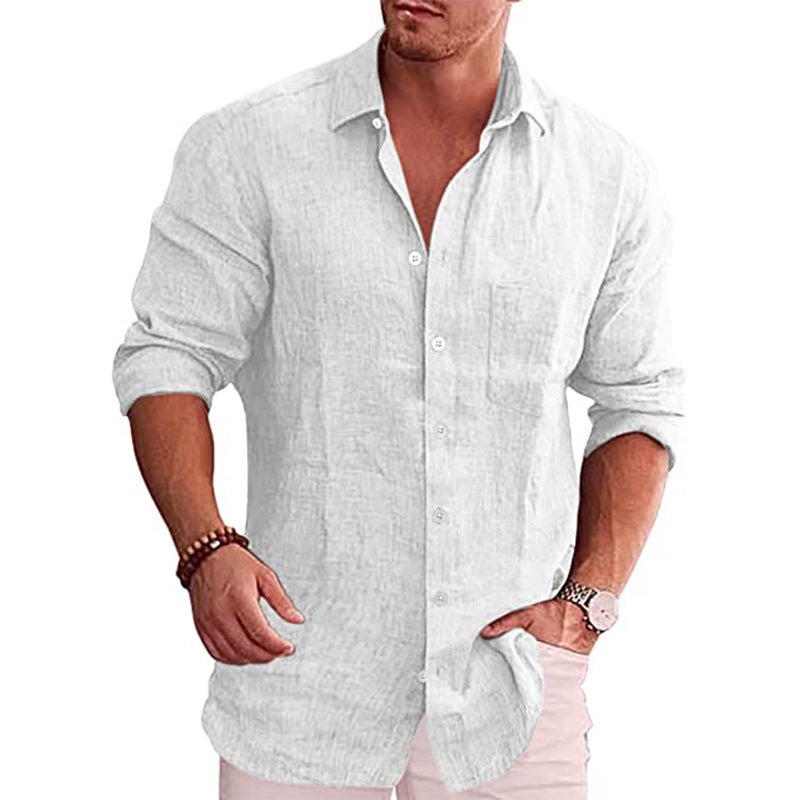 LIGHTWEIGHT LINEN SHIRT FOR MEN