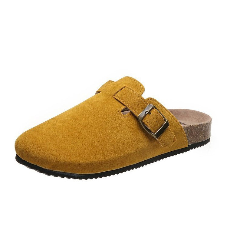LEATHER FOOTBED SANDALS FOR MEN