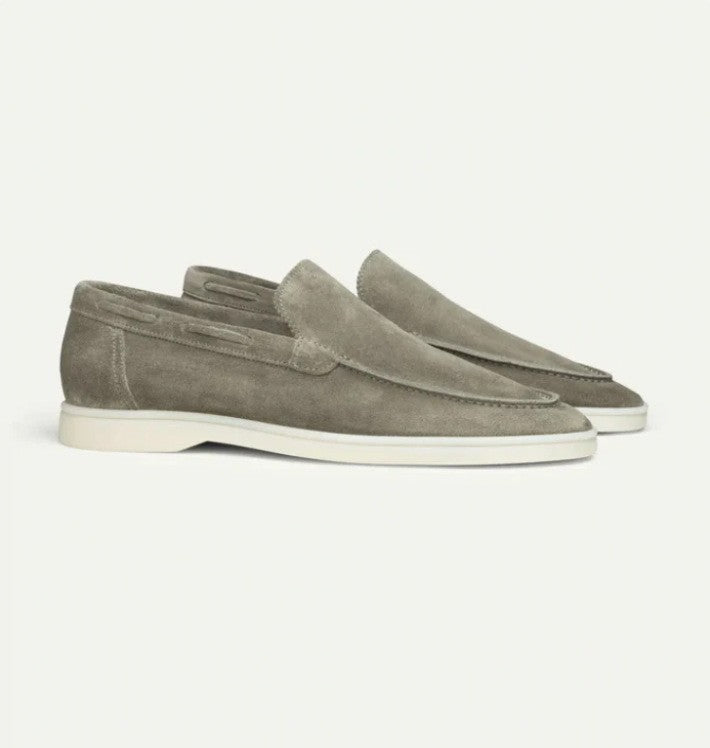 CALF SUEDE LOAFERS FOR MEN