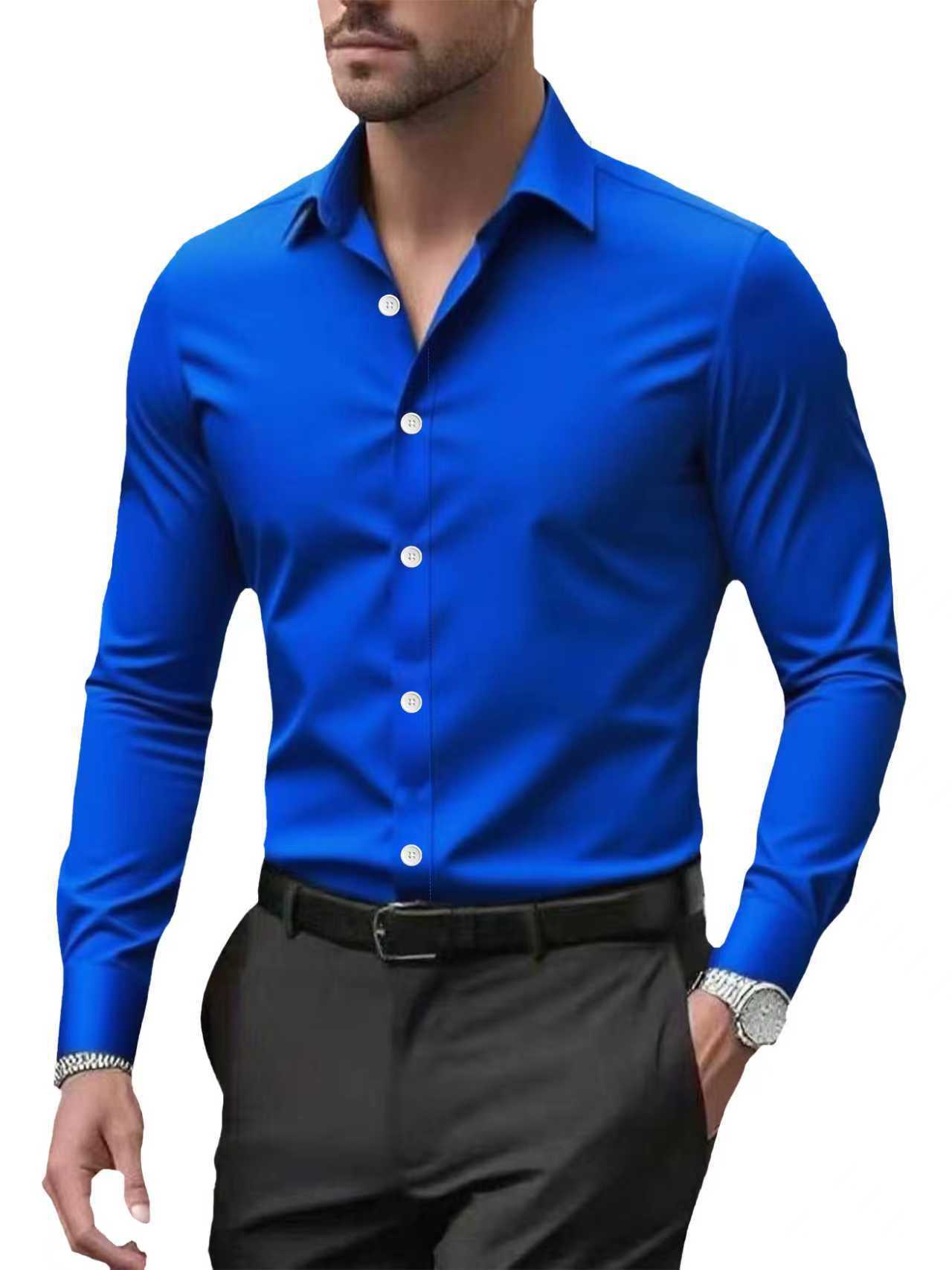 ELASTIC BUSINESS SHIRT FOR MEN
