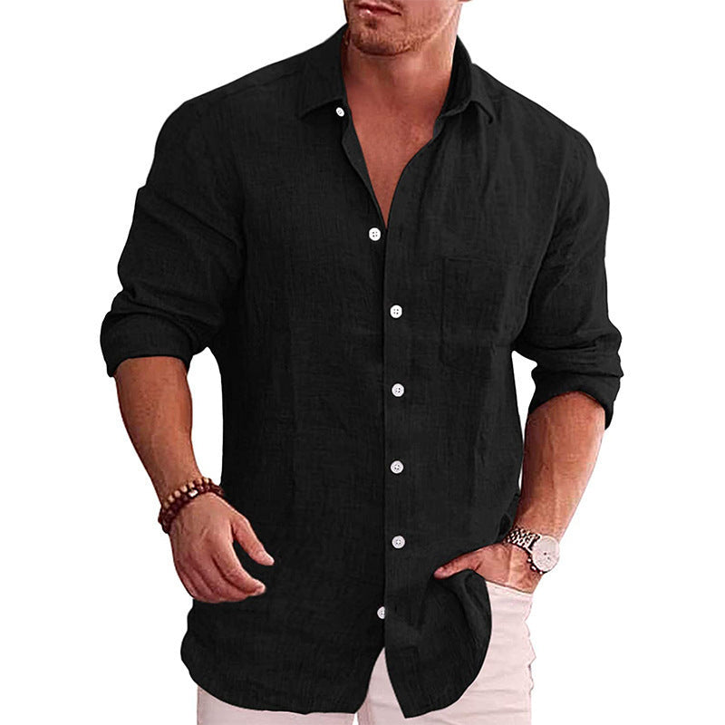 LIGHTWEIGHT LINEN SHIRT FOR MEN