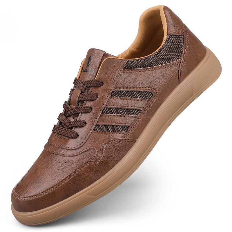 CONTRAST PANEL SNEAKERS FOR MEN