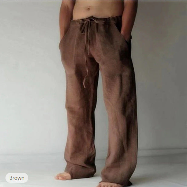 LOOSE DRAWSTRING TROUSERS FOR MEN