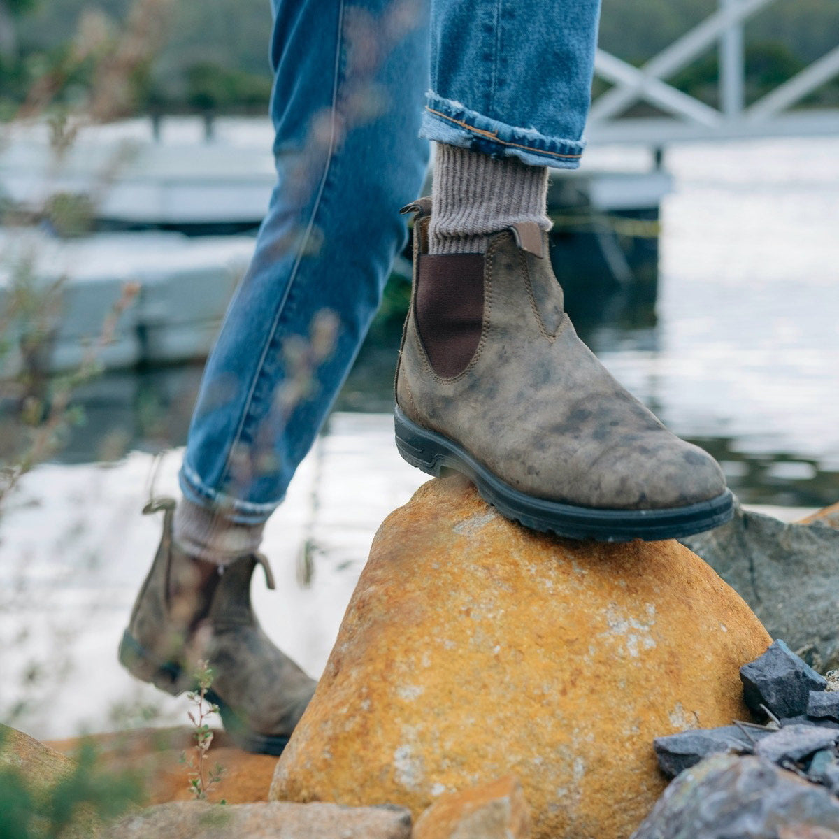 SLIP-ON BOOTS FOR MEN