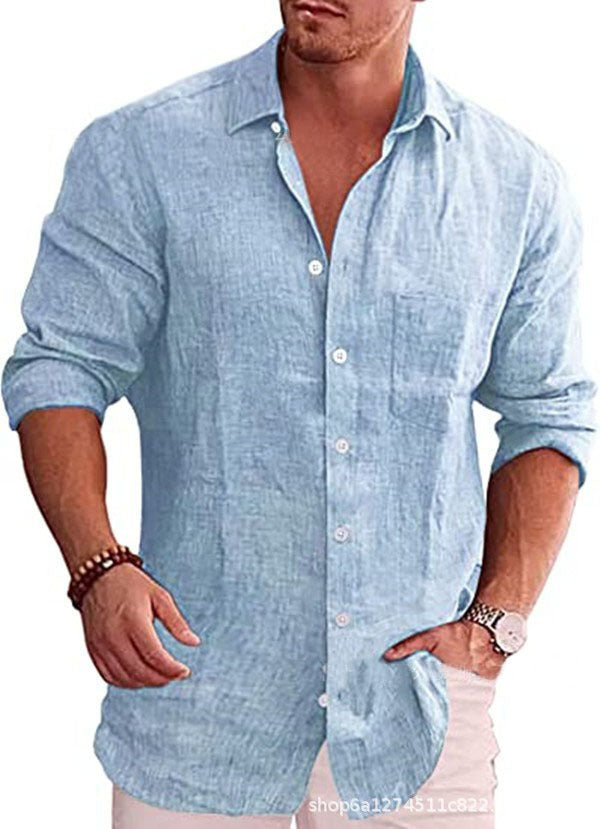 LIGHTWEIGHT LINEN SHIRT FOR MEN