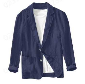 LAPEL COTTON JACKET FOR MEN