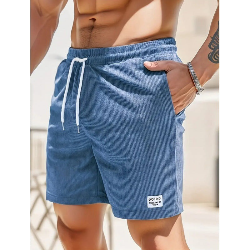 DRAWSTRING SLIM SHORTS FOR MEN