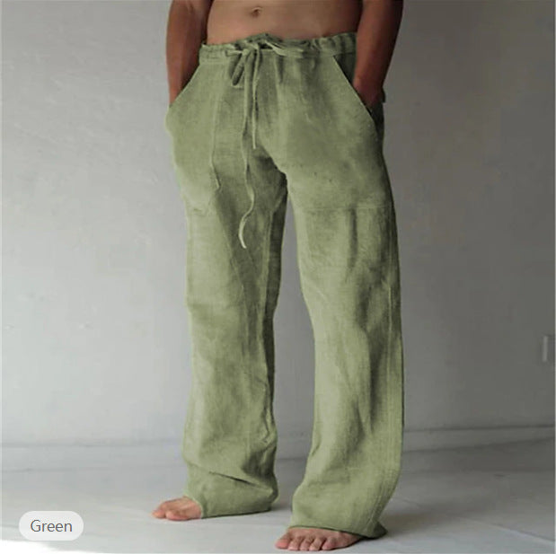 LOOSE DRAWSTRING TROUSERS FOR MEN